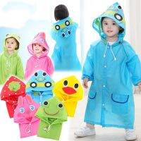 1Pc Childrens Raincoat Waterproof Cape Poncho Kindergarten Baby Full Body Rain Gear Cartoon Hooded Raincoat Household Rain Gear