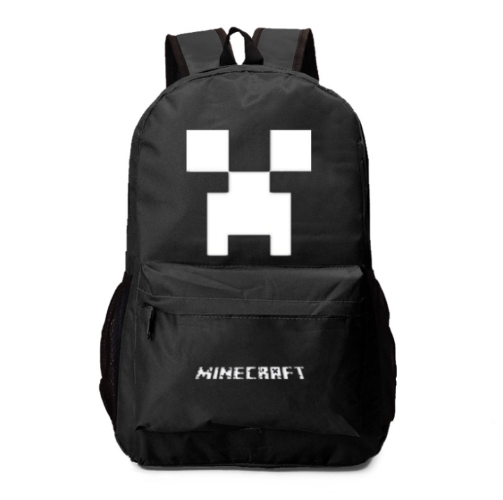 Minecraft Casual Daypack Global Version Lightweight Backpack Korean