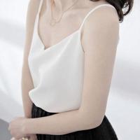 #8033 Women Fashion Sleeveless Casual Blouse Ladies Chiffon Top