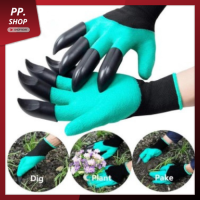 ถุงมือขุดดิน พรวนดิน Garden Gloves ทำสวน ถุงมือขุดดิน ถุงมือขุดดินทำสวน ถุงมือทำสวน ถุงมือการเกษตรช่วยงานสวน