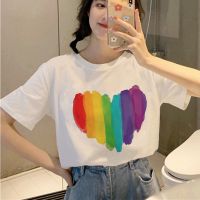 Shirt Gay Pride Tshirt Graphic Lesbian Print Tshirt Korean Style Tees Gildan