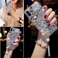 หรูหรา3D Bling อัญมณีพลอยเทียมคริสตัลเพชรนุ่มเคสโทรศัพท์สำหรับ iPhone 12 11 Pro Max 11 Pro 11 12 Mini XR XS MAX XS 6 6S 7 8 Plus SE 2020