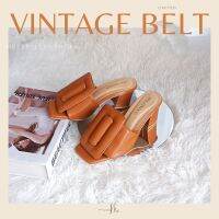 Vintage belt shoes รองเท้าส้นสูงสไตล์สาวเก๋