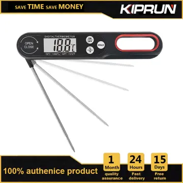 Digital Meat Thermometer Cooking Food Kitchen BBQ Probe Water Milk Oil  Liquid Oven Digital Temperaure Sensor Meter Thermocouple Color: white
