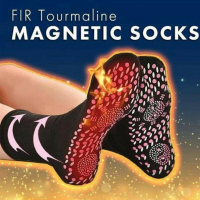 PR Store Health Care Products Tourmaline Self-heating Socks Magnetic Therapy Warm Health Socks