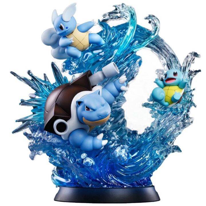 Figure MFC Studio Pokemon of Squirtle Wartortle and Blastoise Kameil ...