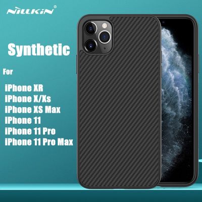 Nillkin Synthetic Fiber Back Cover For iPhone 11 Pro Max iPhone X Xs Max XR