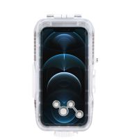 PULUZ Phone Waterproof Diving Housing Waterproof Diving Housing Photo Video Taking Underwater Case for IPhone 13 Pro Max /12 Pro Max/ 11 Pro Max 45M/147Ft