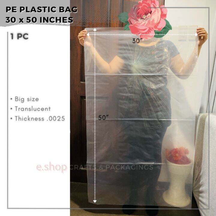 PE Poly Plastic Bag 30x50 in. 1pc Lazada PH