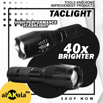 TacLight 3 Pk Tactical Flashlights High Lumens, Super Bright Led  Flashlights, Zoomable Heavy Duty Waterproof Flash Lights Battery Powered  Small