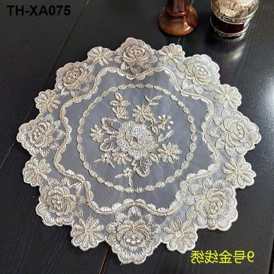 The new lace eat mat tea tray vase solid furniture multifunctional towel dust cloth