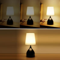 Simple Modern Table Lamp Full touch Lamp Bedroom Living Room Desk Bedside Romantic Study Touch Night Light Decor