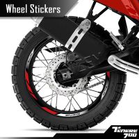 For YAMAHA TENERE 700 Tenere700 XTZ 700 XTZ700 Reflective Motorcycle Accessories Wheel Stickers Hub Decals Rim Stripe Tape