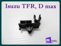 #กิ๊บเหล็กค้ำฝากระโปรงหน้า TFR,D-MAX พลาสติก สีดำ // ISUZU TFR , D-MAX All Model Bonnet Clip