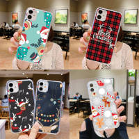 A-141 Merry Christmas Snow tree อ่อนนุ่ม TPU เคสโทรศัพท์ หรับ Infinix Note 6 10S 8I 11 7 10 10T 11S 10I 8 Hot 9 Lite Pro Play โปร่งใส ปก