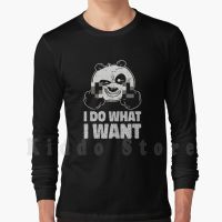 I Do What I Want-Sassy Panda With Censored Middle Finger Gesture hoodies long sleeve Panda Bear Japan Anime Manga