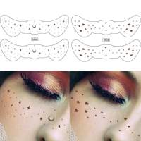 Sticker Freckles Fashion Female Makeup Party Heart Tattoo Face Freckle Fake Sexy