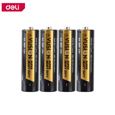 Deli ถ่านคาร์บอน AA AAA ถ่านไฟฉาย ถ่านไมค์ 1.5V ถ่านAA ถ่านAAA 6F22 9V ถ่าน Battery