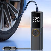 Electric 12V Car Air Compressor Portable Air Pump For Car Motorcycle Bicycle Tyre Digital Inflator Mini Inflatable Pump