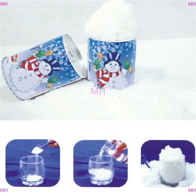 💖【Lowest price】MH ปลอมหิมะคริสต์มาสประดิษฐ์ตกแต่งทันทีผง Xmas Magic fluffy ตกแต่ง