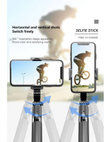 H5 Gimbal Stabilizer Selfie Stick Tripod ไม้กันสั่นสำหรับมือถือ ขาตั้งกล้อง