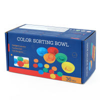Wholesale Wooden Color Classification Bowl Matching Cognitive Classification Children Early Childhood Education Puzzle Table Games Toys