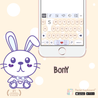 Bony Keyboard Theme⎮(E-Voucher) for Pastel Keyboard App