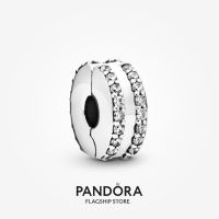 Official Store Pandora Double Lined Pavé Clip Charm
