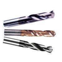 ดอกสว่านทังสเตนคาร์ไบด์ HRC45 ° HRC55 ° HRC65 ° 1mm－20mm Twist Drill Bit CNC Lathe Drilling Tools Metalworking Bits