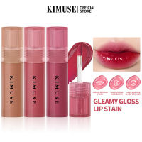 Iomlss KIMUSE ริมฝีปากกระจกสีลิปกลอสชุ่มชื้นมันวาว9สี