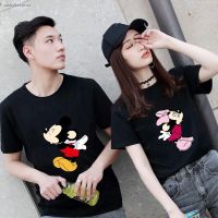 เสื้อยืดคุณภาพดี เสื้อยืดใหม่Mickey T-shirtเสื้อยืดมิกกี้สองชิ้นคู่แขนสั้นฤดูร้อนใหม่ผู้ชายและผู้หญิงเสื้อยืด , เสื้อคู่รักมิกกี้เวอร์ชั