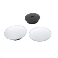 1 Pair 360 Degree Wide Angle Convex Blind Spot Mirrors Frameless Ultrathin Rearview