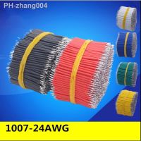 100PCS/LOT Tin-Plated Breadboard PCB Solder Cable 24AWG 3/4/5/6/8/10cm Fly Jumper Wire 1007-24AWG Connector Wire