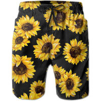 Mens Swim Shorts Colorful Printed Shorts Swim Trunks Beach Board Shorts With Lining