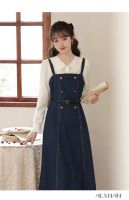 【HOT】♤₪✗ Denim Suspender Womens Streetwear Temperament Dresses Female Fashion 2023 New