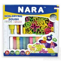 ของเล่น แป้งโดว์ NARA Non-Drying Dough แป้งโดว์ชนิดไม่แห้ง ชุดพรีเมี่ยม ABC จำนวน 1แพ็ค พร้อมส่ง