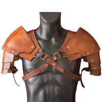 Medieval Steampunk Pauldrons Leather Rivet Viking Warrior Gladiator Samurai Knight Battle Shoulder Armor Costume Party Props Men