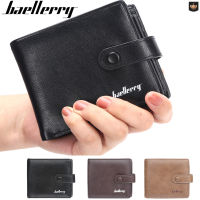 Baellerry Leather Vintage Men Wallets Coin Pocket Small Wallet Men Purse Card Holder Male Clutch Money Bag