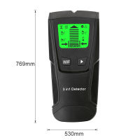 Vastar 3 In 1 Metal Detector Find Metal Wood Studs AC Voltage Live Wire Detect Wall Scanner Electric Box Finder Wall Detector