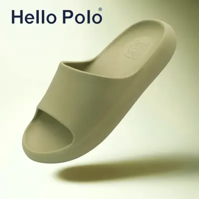 Hello Polo รองเท้าแตะ รองเท้าแตะผู้หญิง รองเท้าแตะอุ้งเท้าแมว กันลื่นด้านล่างหนา เหมาะสําหรับบ้าน ห้องน้ําสําหรับผู้ชายและผู้หญิง HP8007