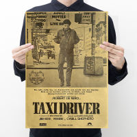 【D198】Taxi Driver Taxi Drive Vintage Kraft Paper Poster Bar Cafe Decorative Painting