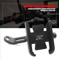 ﹍๑✖ Motorcycle Handlebar Mobile Phone Holder Sdand GPS Plate bracket For Kawasaki Z300 Z400 Z650 Z800 Z750 Z900 Z900RS Z1000 Z1000SX