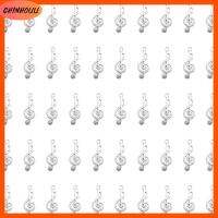 CHINHOUU 100 Pcs โลหะสำหรับตกแต่ง จี้รูปโน้ตดนตรี สัญลักษณ์เพลง สง่างามเรียบหรู ดีไอวาย สร้อยคอสำหรับผู้หญิง