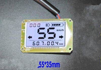 เครื่องวัดความเร็วโวลต์มิเตอร์ Lcd ยานพาหนะไฟฟ้า72 V รุ่น Eu