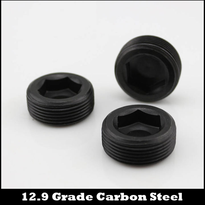 M22 M24 M22*1.5 M22x1.5 M24*1.5 M24x1.5 PG1.5 12.9 Grade Carbon Steel Oil Line Plug Throat Tap Hex Hexagon Socket Set Screw