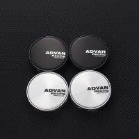 Auto parts 4PCS 54MM ADVAN Racing Wheel Caps Fit 49mm Inner Rim Hole Covers Hub Caps ON Wheels Advan Logo Emblem center cap for rims