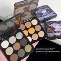 ▲✾▲ New Sanrioed Makeup 9 Colors Kuromi Eyeshadow Palette Cute Melody Pearly Matte Glitter Eyeshadow Pallete Shiny Eye Pigments Gift