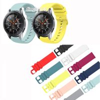 Silicone Strap Band For Samsung Galaxy Watch 42mm 46mm Galaxy Watch 3 41mm 45mm Watchband Sports Replacement Bracelet 【BYUE】