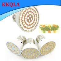 QKKQLA 48 60 80 Led Plant Grow Light Bulbs Indoor Full Spectrum E27 Phytolamp Yellow Vegs Cultivo Growbox Sunlike Flower