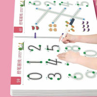 เด็ก Magical Tracing Workbook ชุดปากกาควบคุมการฝึกอบรมการเรียนรู้ Magic Book ของเล่น Montessori Curious เด็ก Workbook